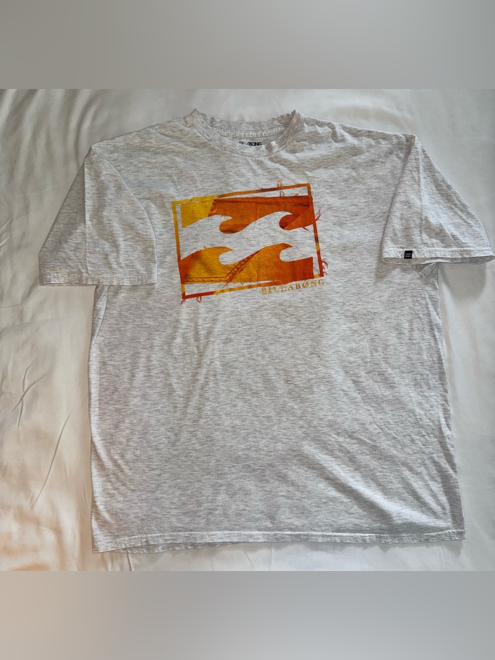 Billabong Light Gray Short-Sleeve Tee